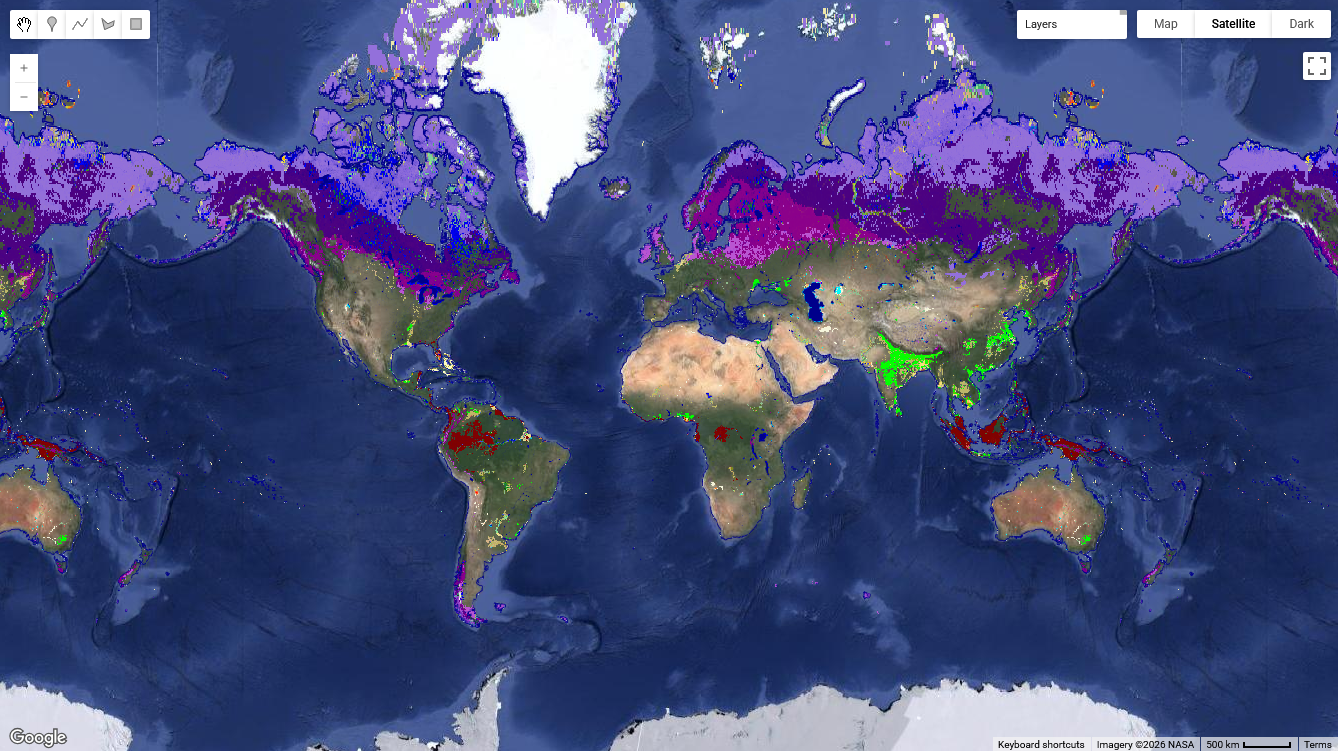 Waterbodies and Wetlands panel — EcoViewer